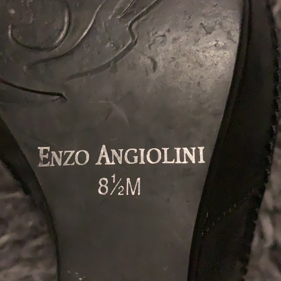 Enzo Angiolini wedge slip-ons. Black 8.5 - Picture 4 of 5